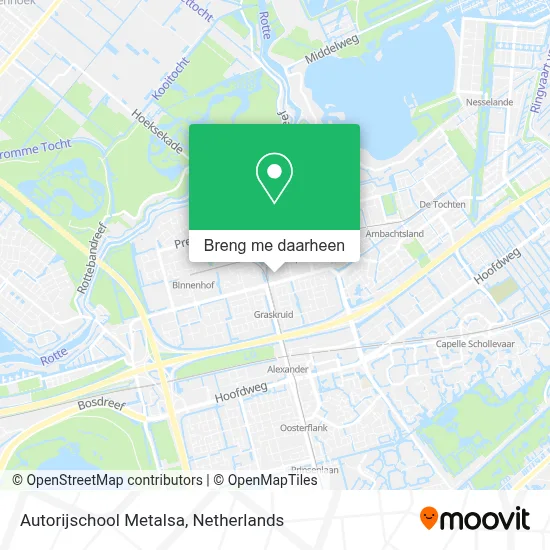 Autorijschool Metalsa kaart