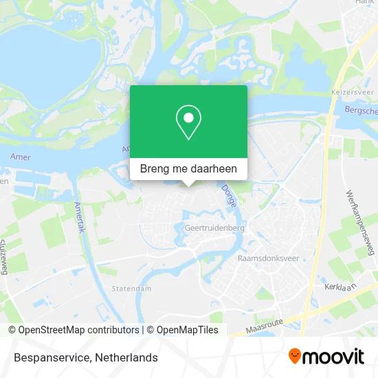 Bespanservice kaart
