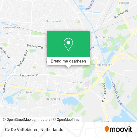 Cv De Vattebieren kaart