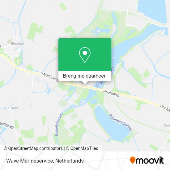 Wave Marineservice kaart