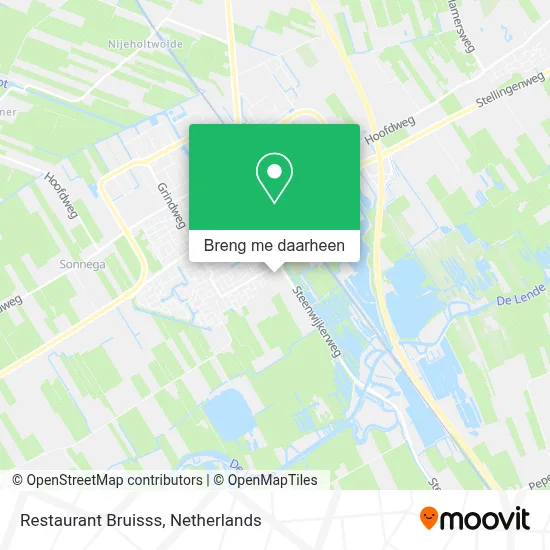 Restaurant Bruisss kaart