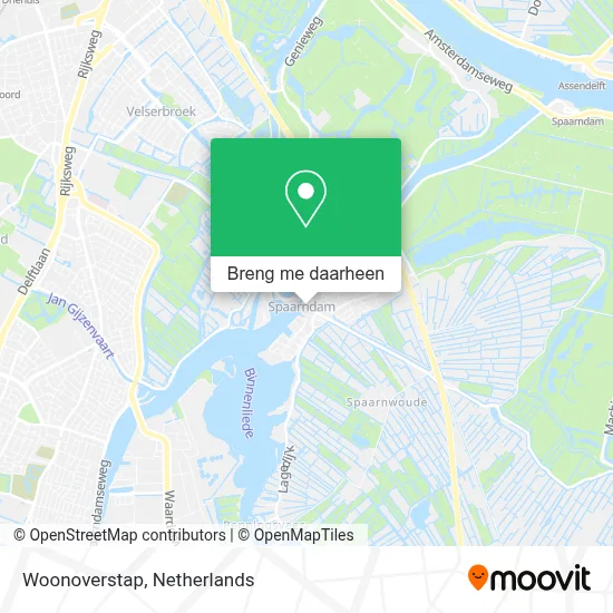 Woonoverstap kaart