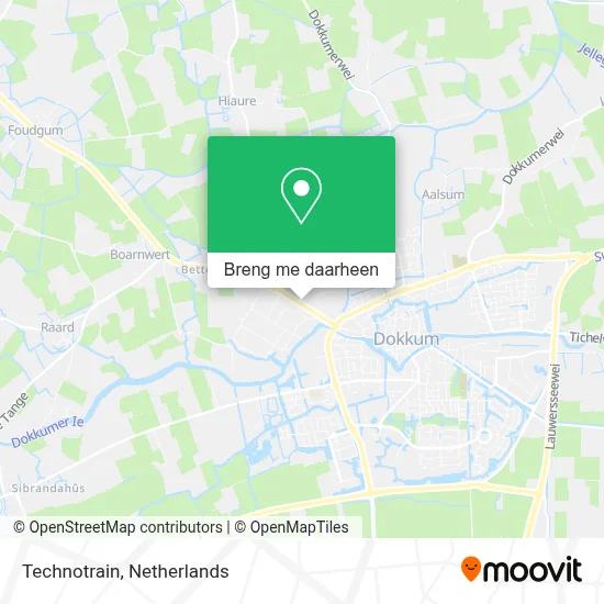 Technotrain kaart