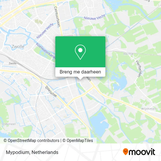 Mypodium kaart