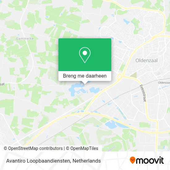 Avantiro Loopbaandiensten kaart