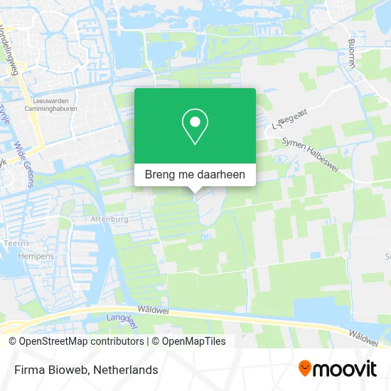 Firma Bioweb kaart