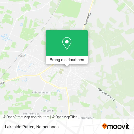 Lakeside Putten kaart