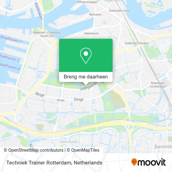 Techniek Trainer Rotterdam kaart