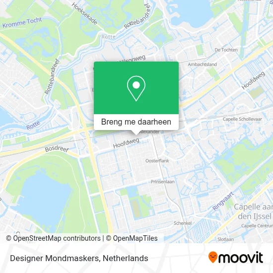 Designer Mondmaskers kaart