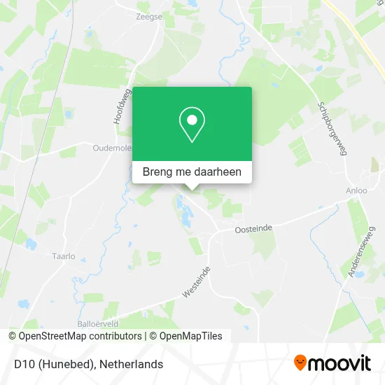 D10 (Hunebed) kaart