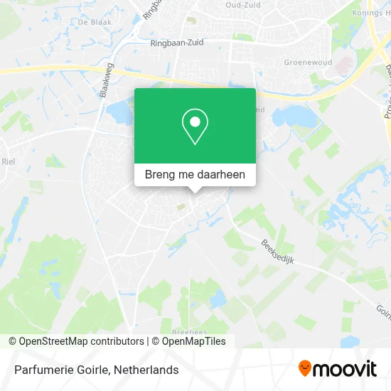 Parfumerie Goirle kaart