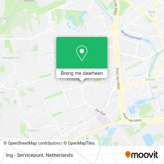 Ing - Servicepunt kaart