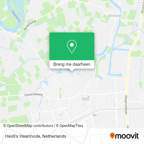 Heidi's Haarmode kaart