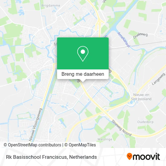 Rk Basisschool Franciscus kaart
