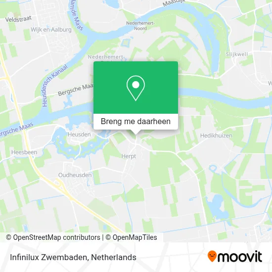 Infinilux Zwembaden kaart