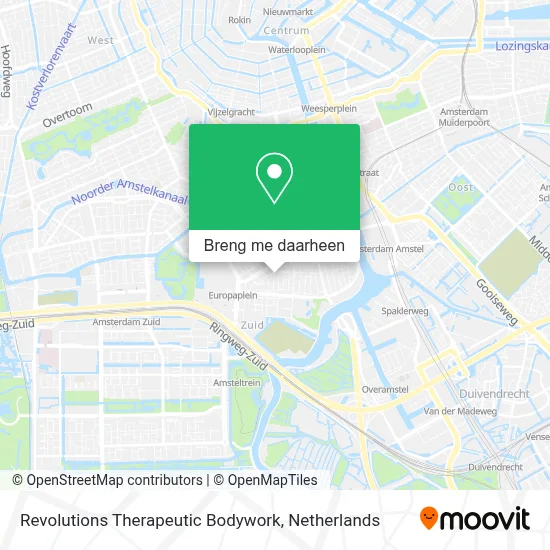 Revolutions Therapeutic Bodywork kaart