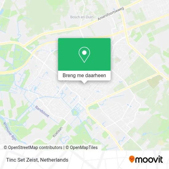 Tinc Set Zeist kaart