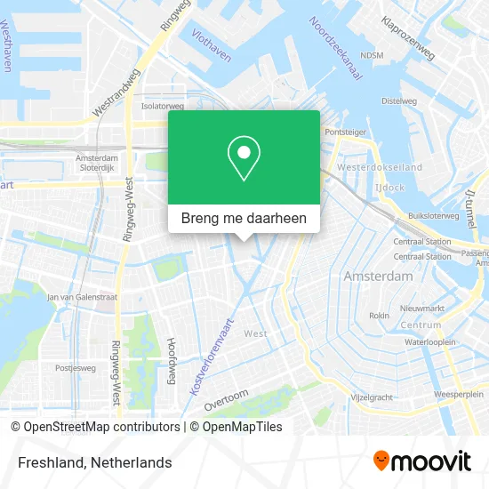 Freshland kaart