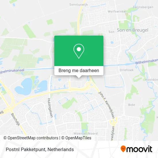 Postnl Pakketpunt kaart