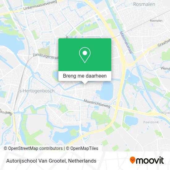 Autorijschool Van Grootel kaart