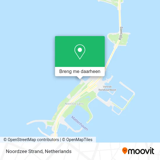 Noordzee Strand kaart