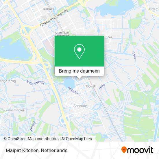 Maipat Kitchen kaart