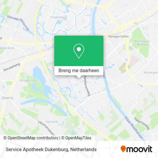 Service Apotheek Dukenburg kaart