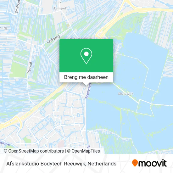 Afslankstudio Bodytech Reeuwijk kaart