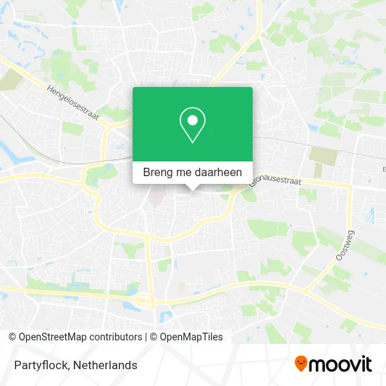 Partyflock kaart