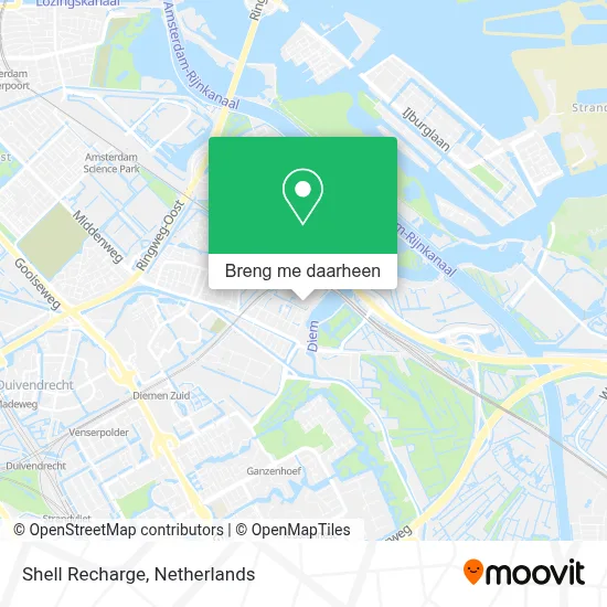 Shell Recharge kaart