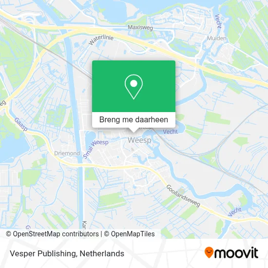 Vesper Publishing kaart