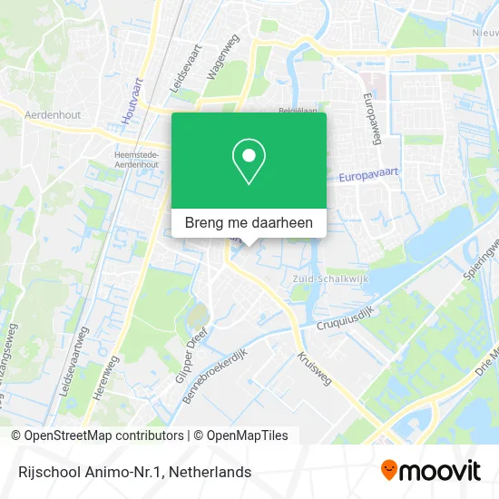 Rijschool Animo-Nr.1 kaart