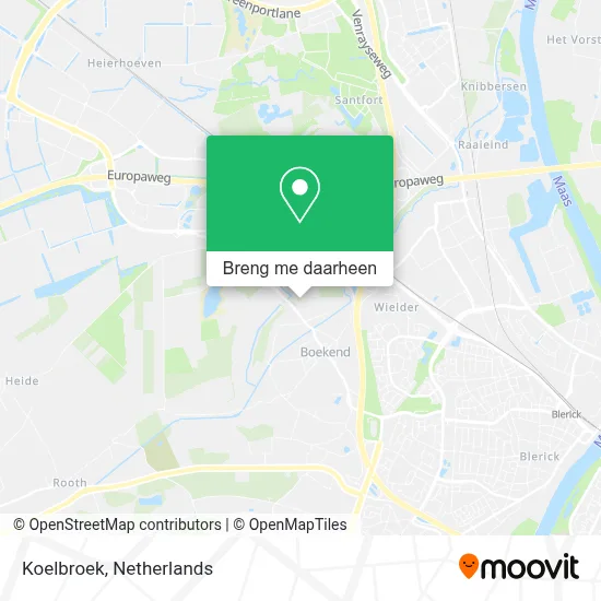 Koelbroek kaart