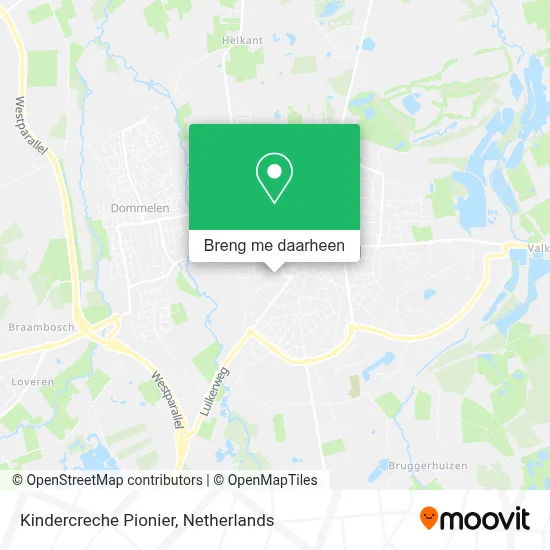 Kindercreche Pionier kaart