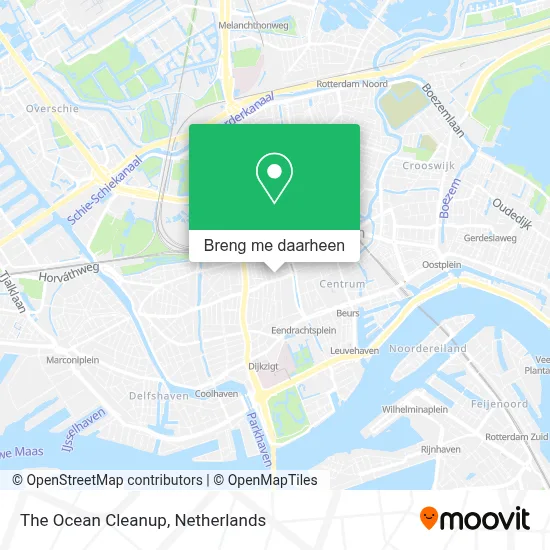 The Ocean Cleanup kaart