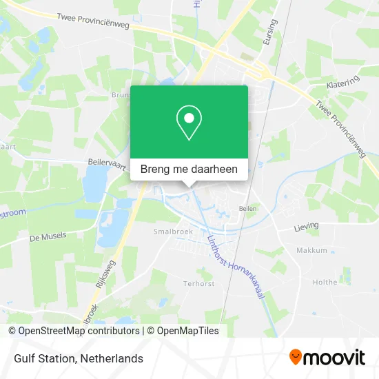Gulf Station kaart