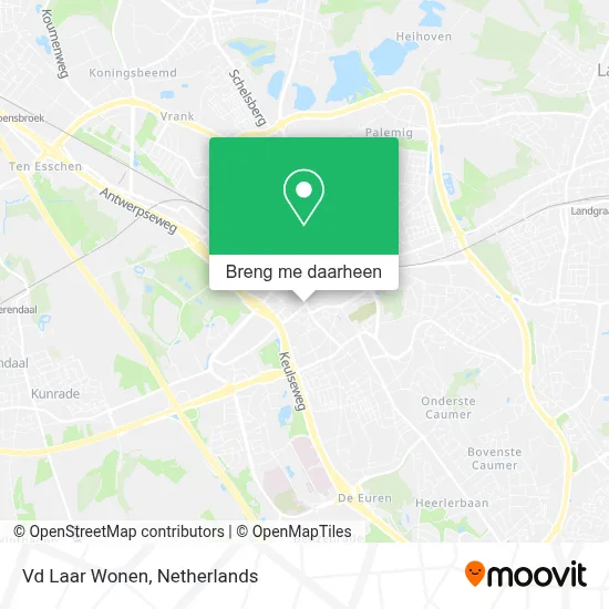 Vd Laar Wonen kaart