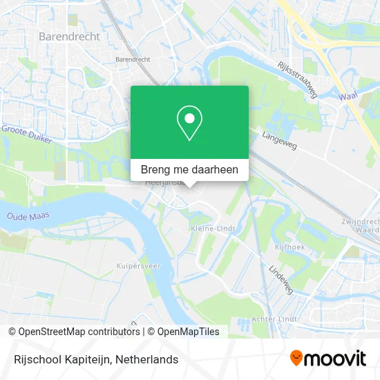 Rijschool Kapiteijn kaart