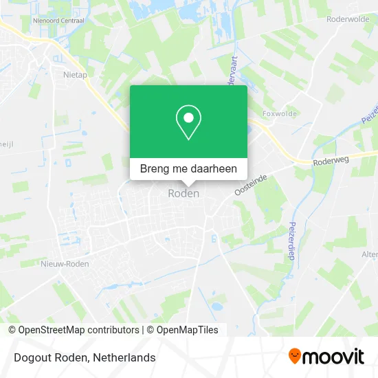 Dogout Roden kaart
