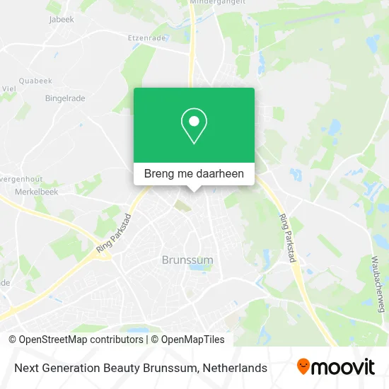 Next Generation Beauty Brunssum kaart