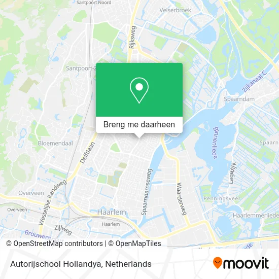 Autorijschool Hollandya kaart