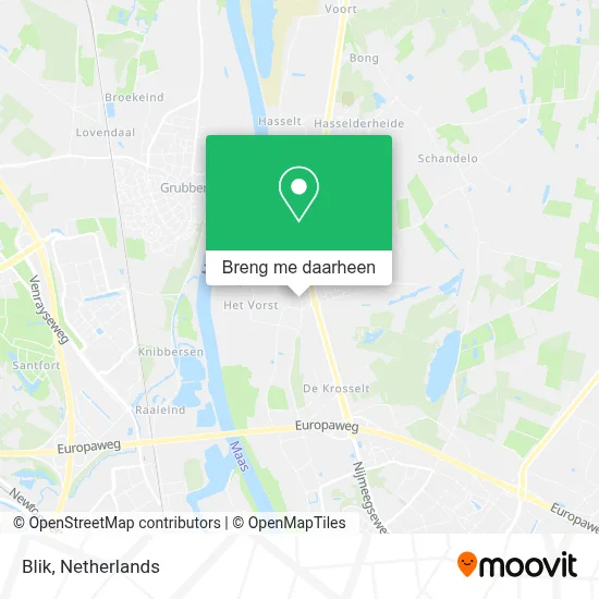 Blik kaart