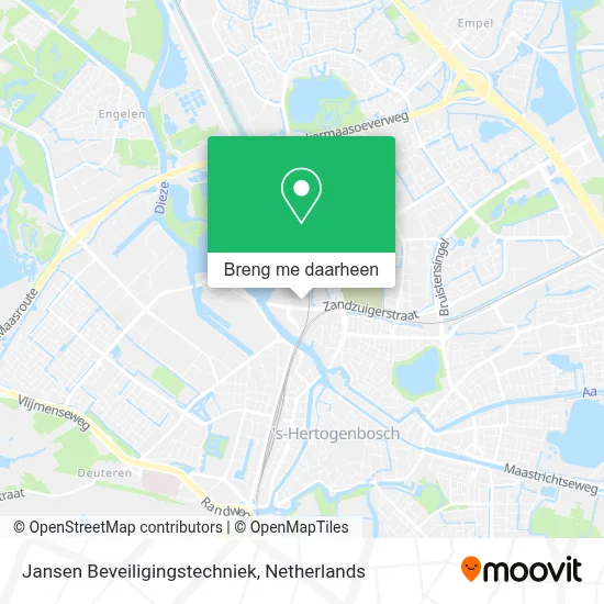Jansen Beveiligingstechniek kaart