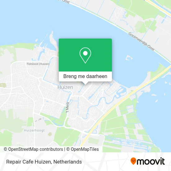 Repair Cafe Huizen kaart
