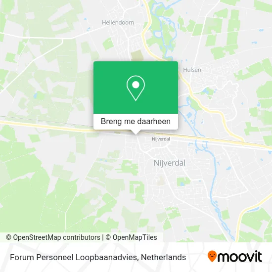 Forum Personeel Loopbaanadvies kaart