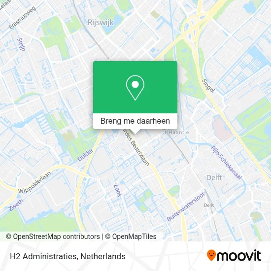 H2 Administraties kaart