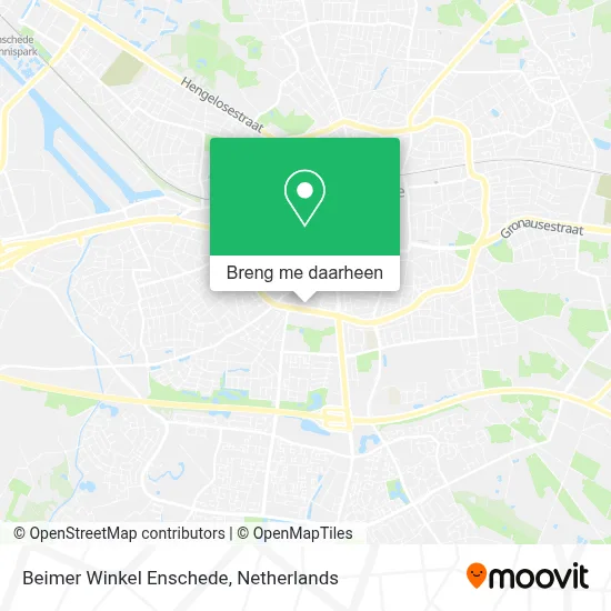 Beimer Winkel Enschede kaart