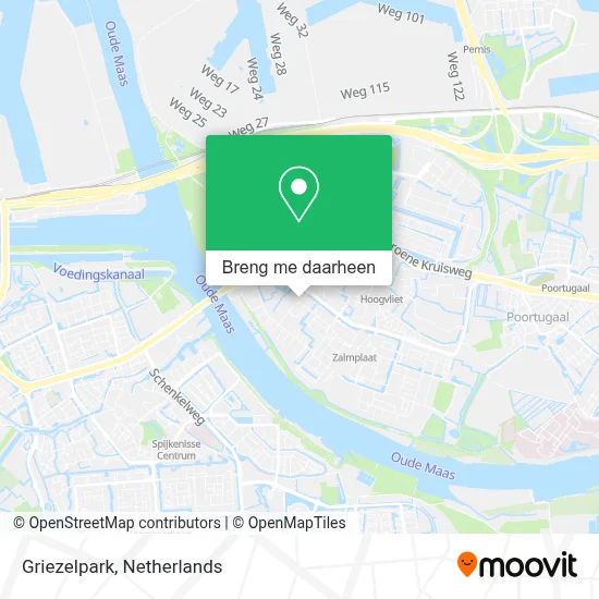 Griezelpark kaart