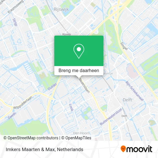 Imkers Maarten & Max kaart