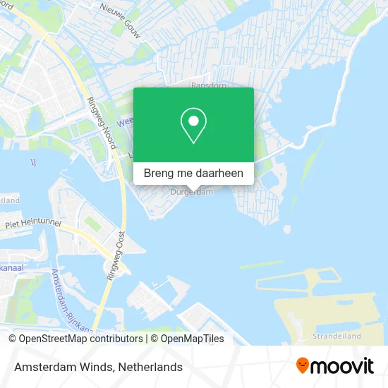 Amsterdam Winds kaart